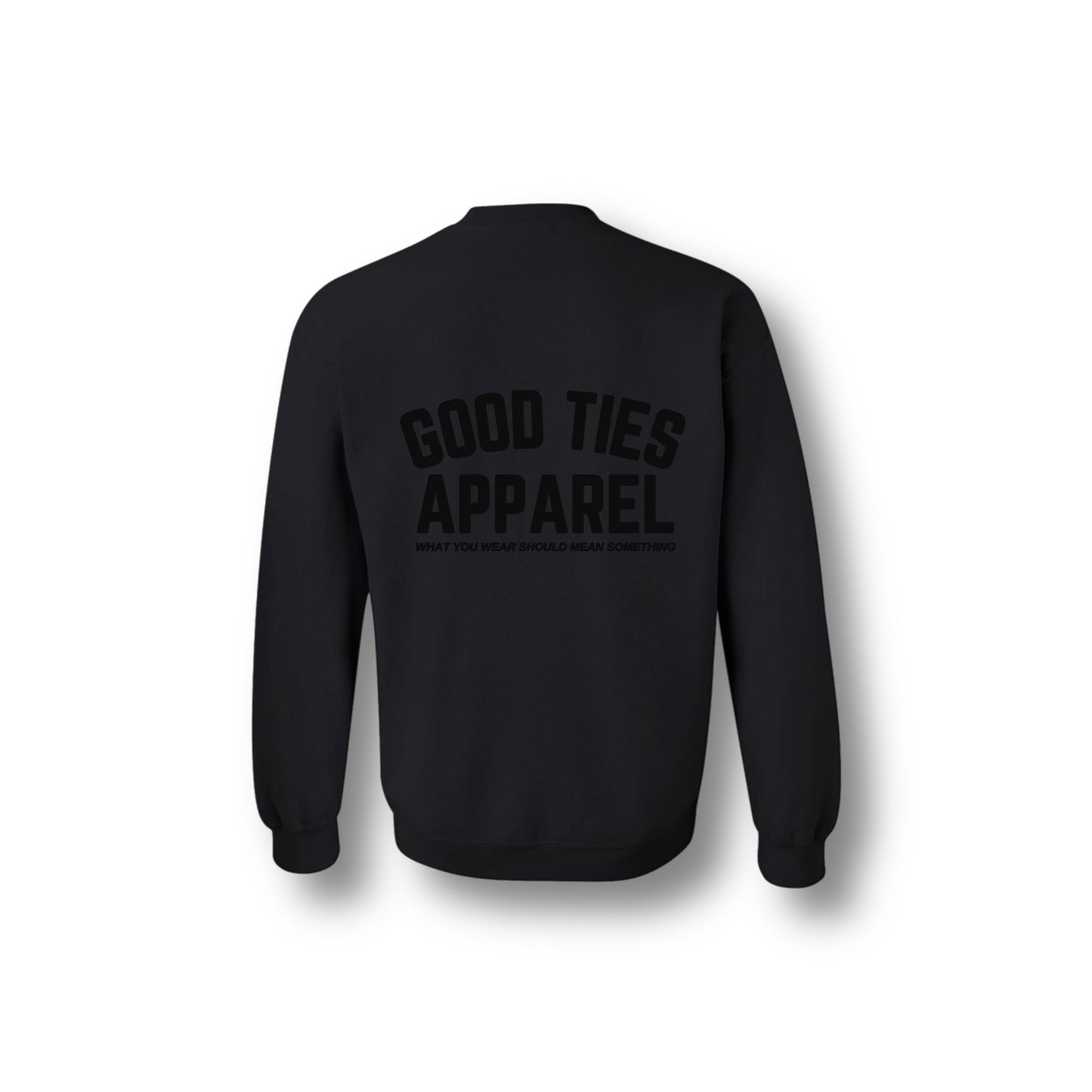 GOOD TIES APPAREL CREWNECK BLACK