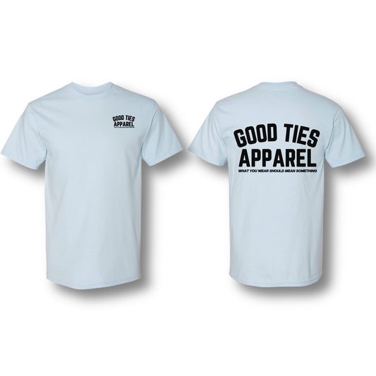 GOOD TIES APPAREL T-SHIRT CHAMBRAY