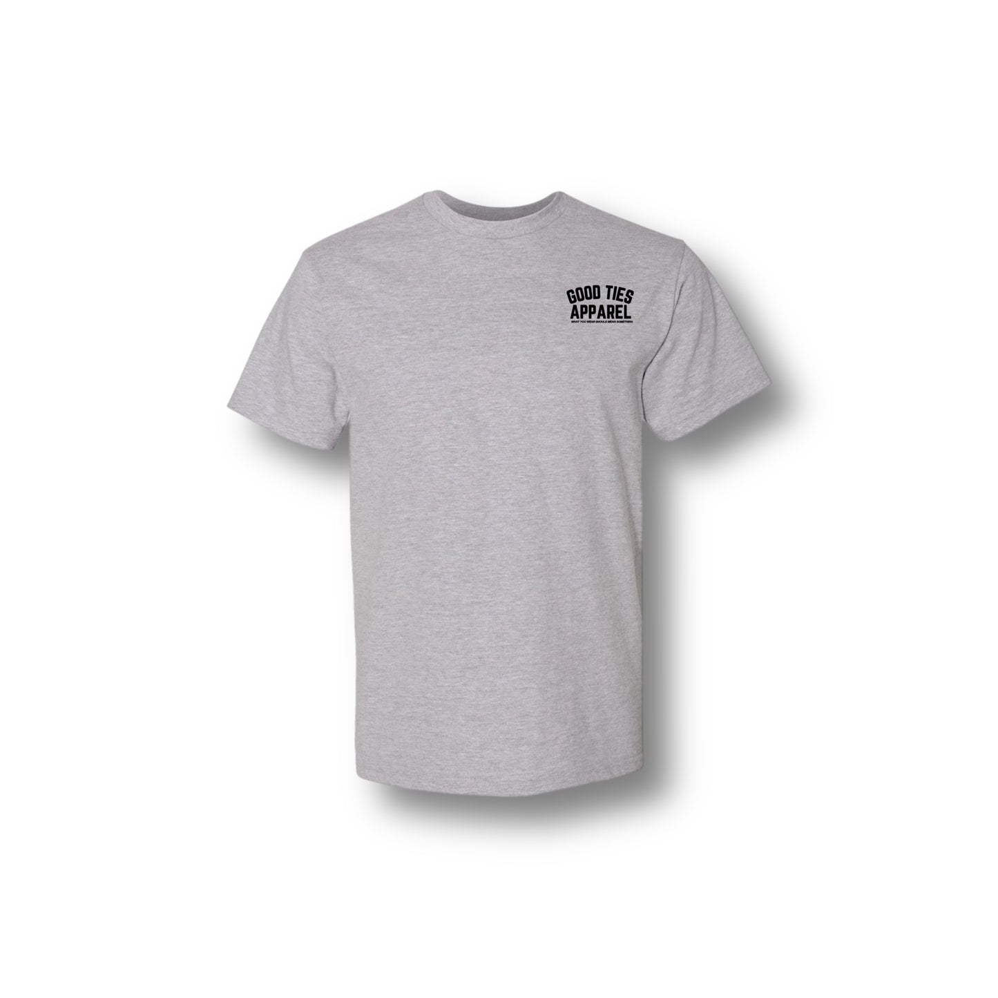 GOOD TIES APPAREL T-SHIRT ASH GREY