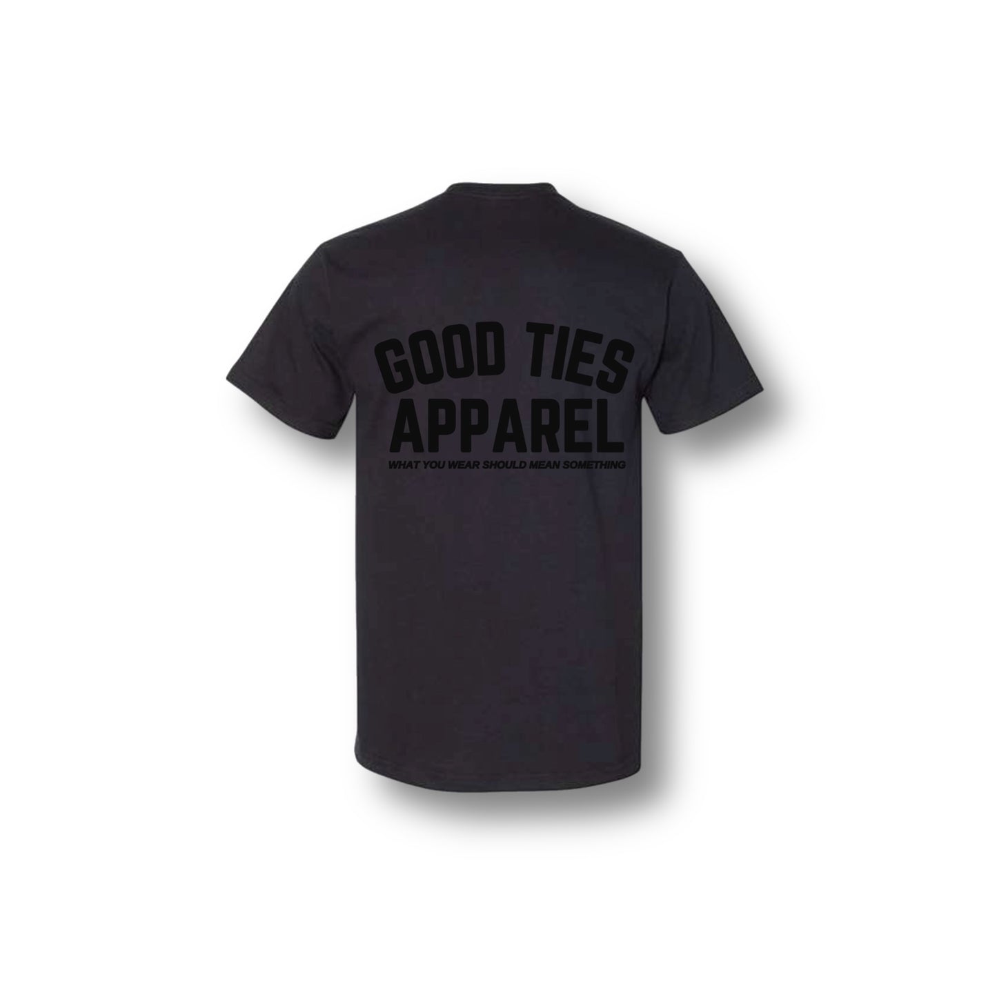 GOOD TIES APPAREL T-SHIRT BLACK