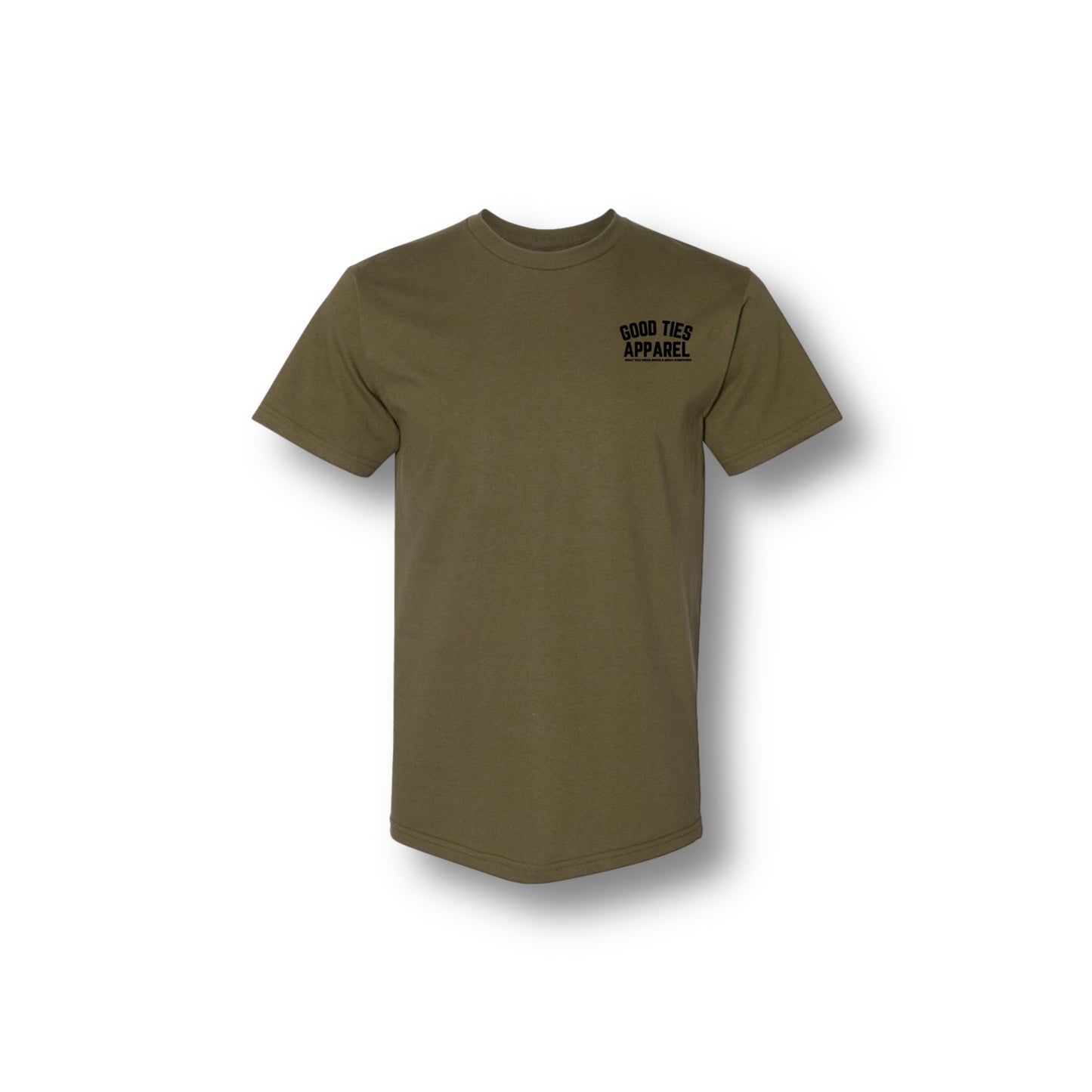 GOOD TIES APPAREL T-SHIRT OLIVE